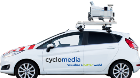 De auto van CycloMedia